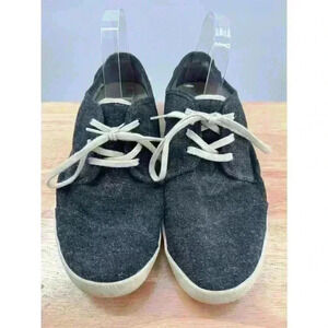 Tom's‎ The Hill Side Men's Casual Blue Canvas Lace Up Tennis Shoes Men's Size 10